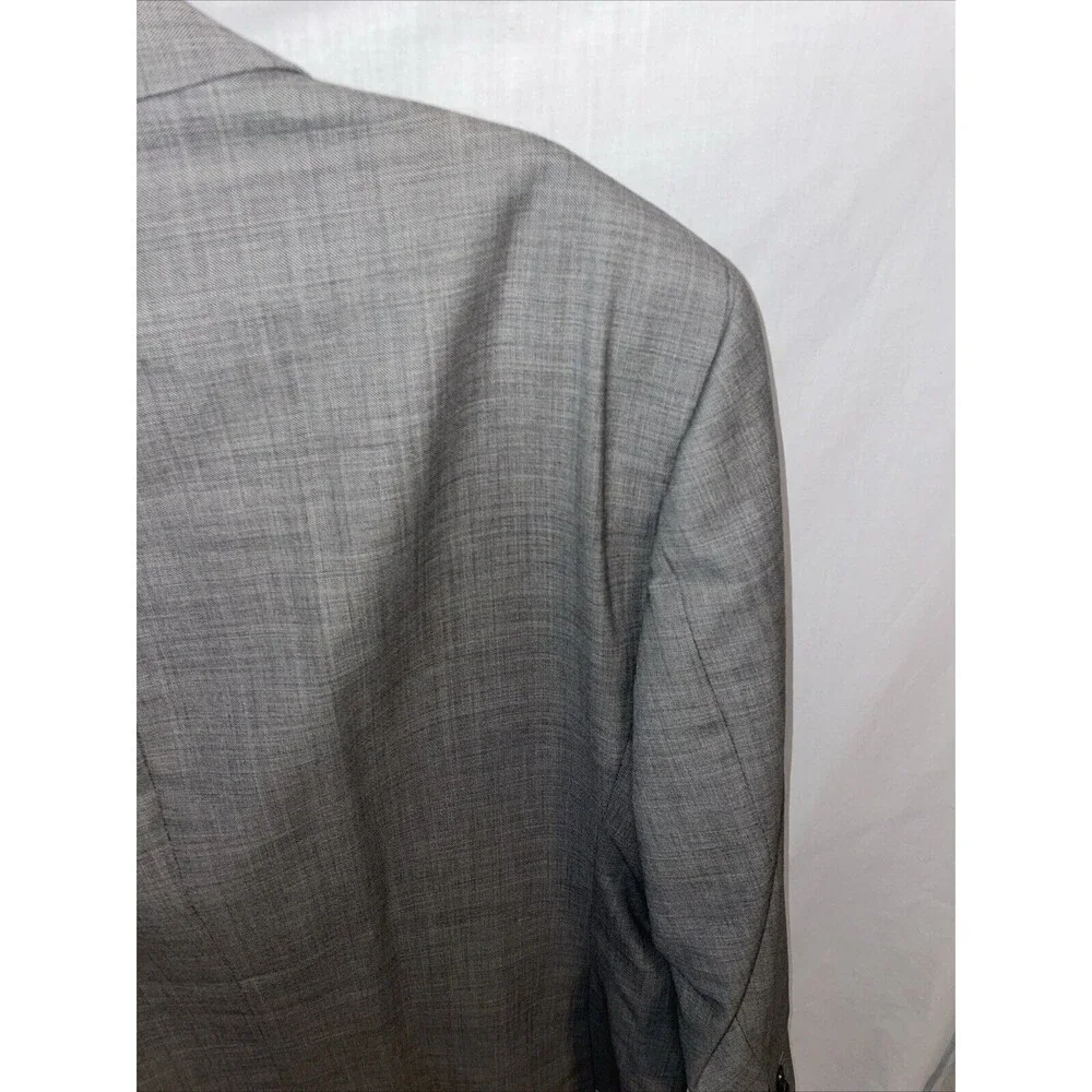 Egara Men’s Suit Blazer Size 48R Gray Business Formal Wedding City